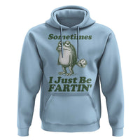 Sometimes I Just Be Fartin Funny Frog Hoodie
