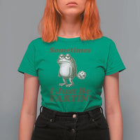 Sometimes I Just Be Fartin Funny Frog T Shirt For Women