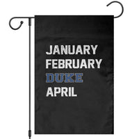 January February Duke April Garden Flag Basketball Game Day