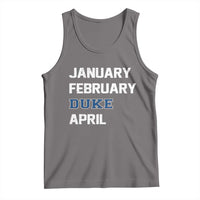January February Duke April Tank Top Basketball Game Day