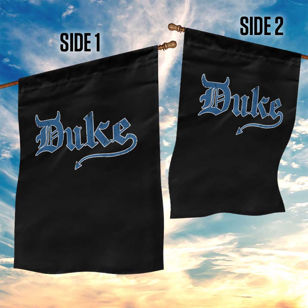 Duke Gothic Throwback Garden Flag Game Day for Sports Fan