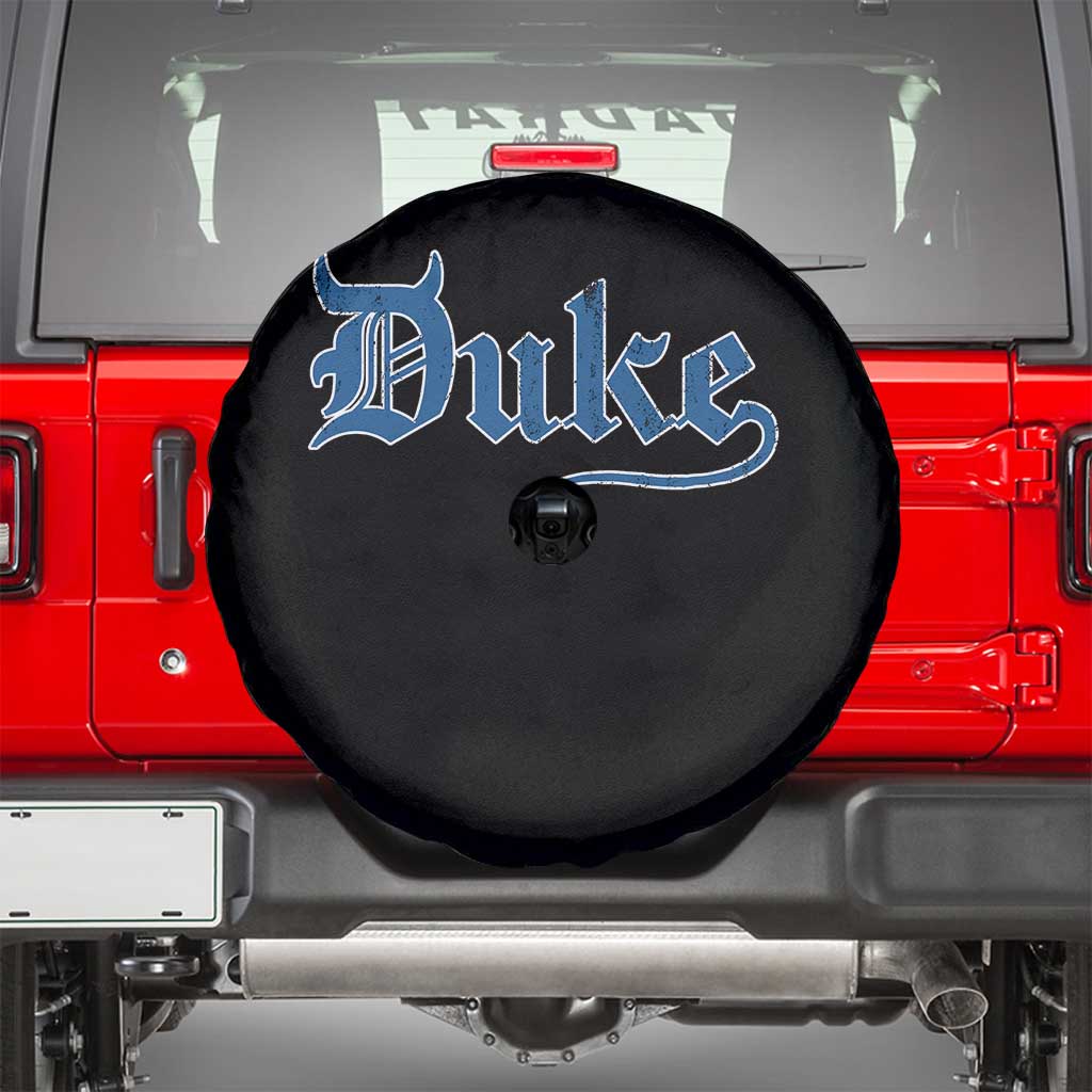 Duke Gothic Throwback Spare Tire Cover Game Day for Sports Fan