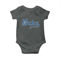 Duke Gothic Throwback Baby Onesie Game Day for Sports Fan