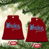 Duke Gothic Throwback Ceramic Ornament Game Day for Sports Fan