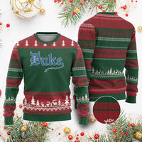 Duke Gothic Throwback Ugly Christmas Sweater Game Day for Sports Fan