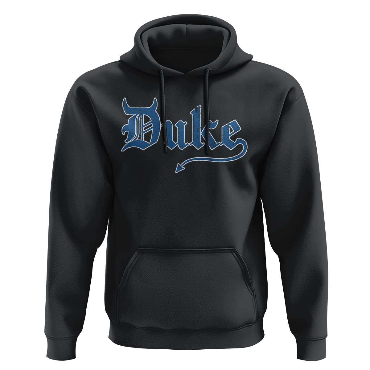 Duke Gothic Throwback Hoodie Game Day for Sports Fan