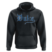 Duke Gothic Throwback Hoodie Game Day for Sports Fan