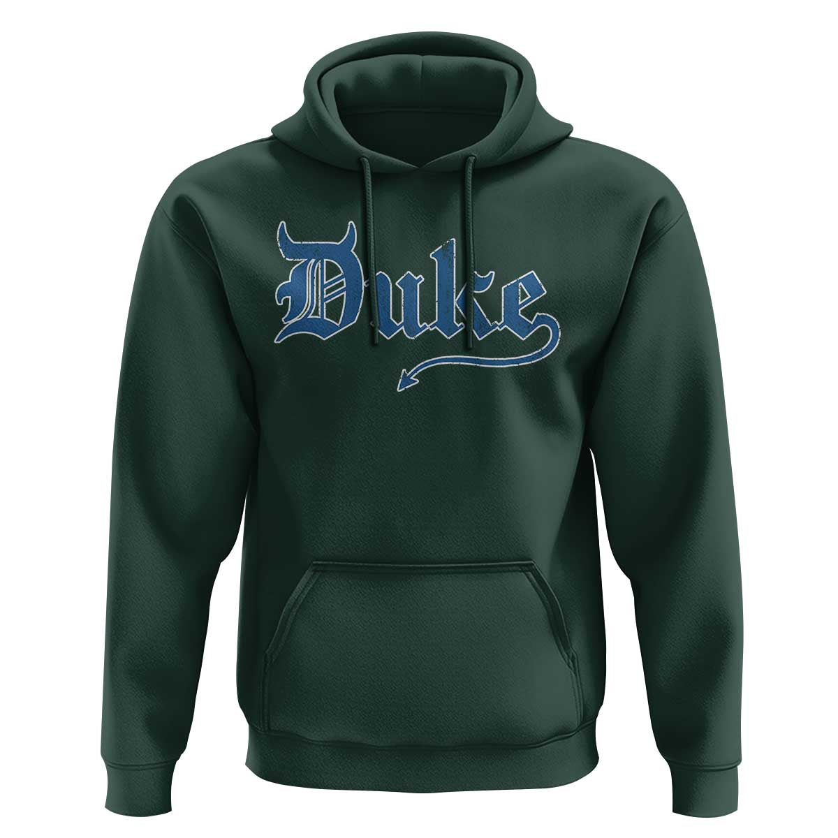 Duke Gothic Throwback Hoodie Game Day for Sports Fan