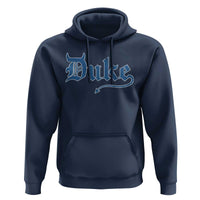 Duke Gothic Throwback Hoodie Game Day for Sports Fan