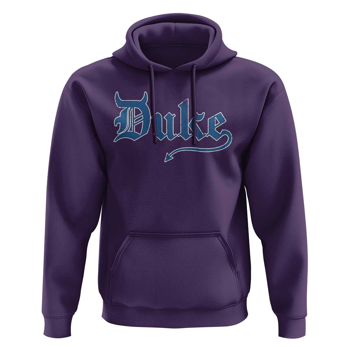 Duke Gothic Throwback Hoodie Game Day for Sports Fan