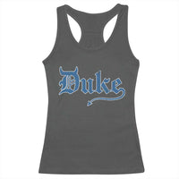 Duke Gothic Throwback Racerback Tank Top Game Day for Sports Fan