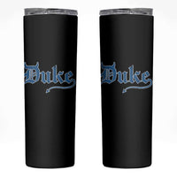 Duke Gothic Throwback Skinny Tumbler Game Day for Sports Fan