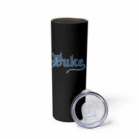 Duke Gothic Throwback Skinny Tumbler Game Day for Sports Fan