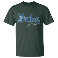 Duke Gothic Throwback T Shirt Game Day for Sports Fan