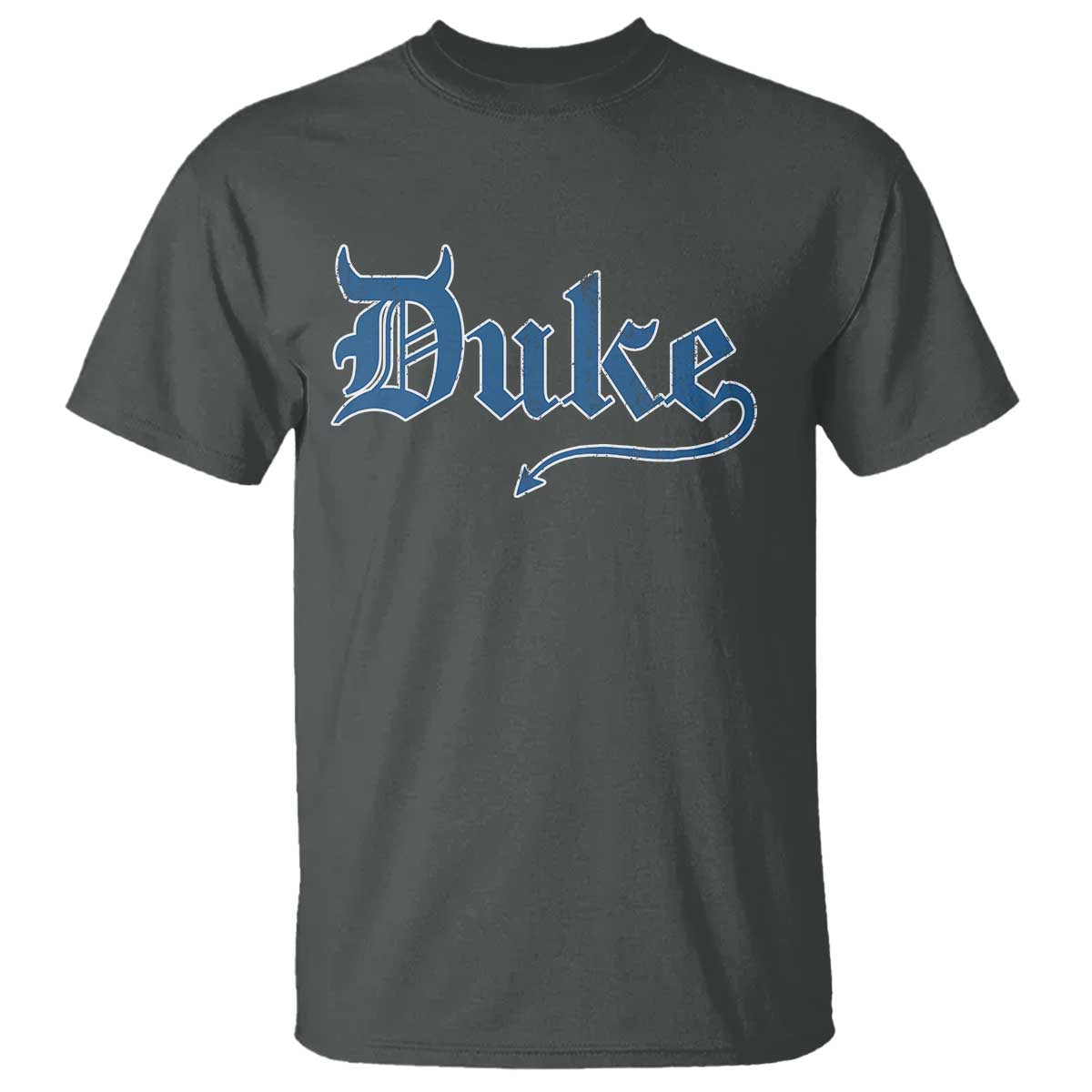 Duke Gothic Throwback T Shirt Game Day for Sports Fan