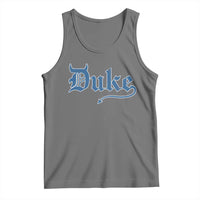 Duke Gothic Throwback Tank Top Game Day for Sports Fan