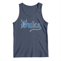 Duke Gothic Throwback Tank Top Game Day for Sports Fan