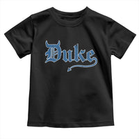 Duke Gothic Throwback Toddler T Shirt Game Day for Sports Fan