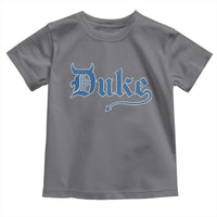 Duke Gothic Throwback Toddler T Shirt Game Day for Sports Fan