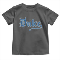 Duke Gothic Throwback Toddler T Shirt Game Day for Sports Fan