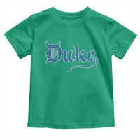 Duke Gothic Throwback Toddler T Shirt Game Day for Sports Fan