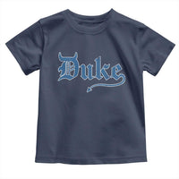 Duke Gothic Throwback Toddler T Shirt Game Day for Sports Fan