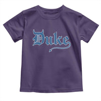 Duke Gothic Throwback Toddler T Shirt Game Day for Sports Fan