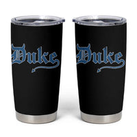 Duke Gothic Throwback Tumbler Cup Game Day for Sports Fan