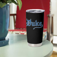 Duke Gothic Throwback Tumbler Cup Game Day for Sports Fan