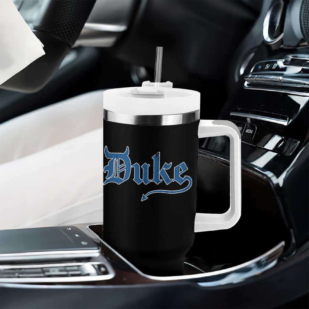 Duke Gothic Throwback Tumbler With Handle Game Day for Sports Fan