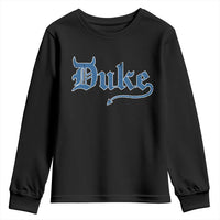 Duke Gothic Throwback Youth Sweatshirt Game Day for Sports Fan