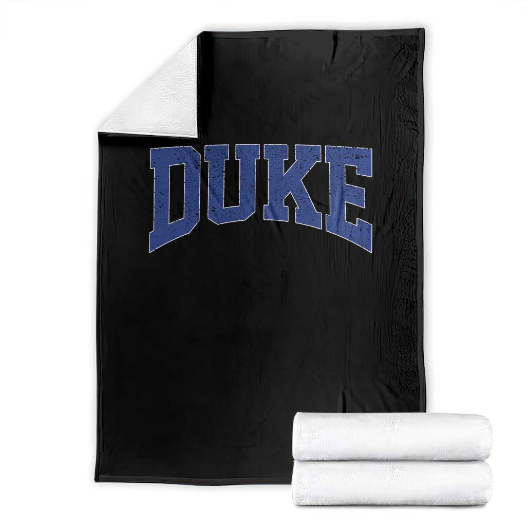 Duke Bold Script Name Sports Fans Throw Blanket