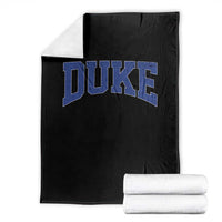 Duke Bold Script Name Sports Fans Throw Blanket