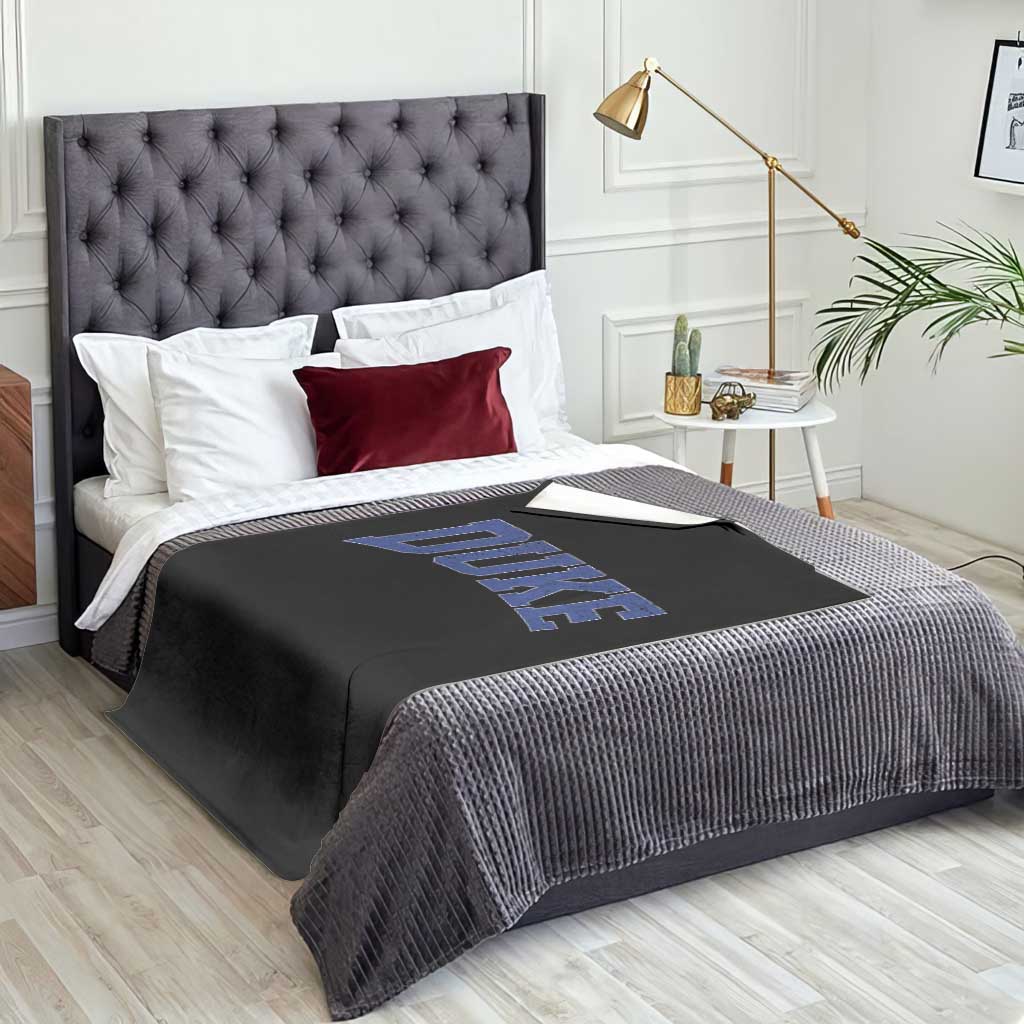 Duke Bold Script Name Sports Fans Throw Blanket