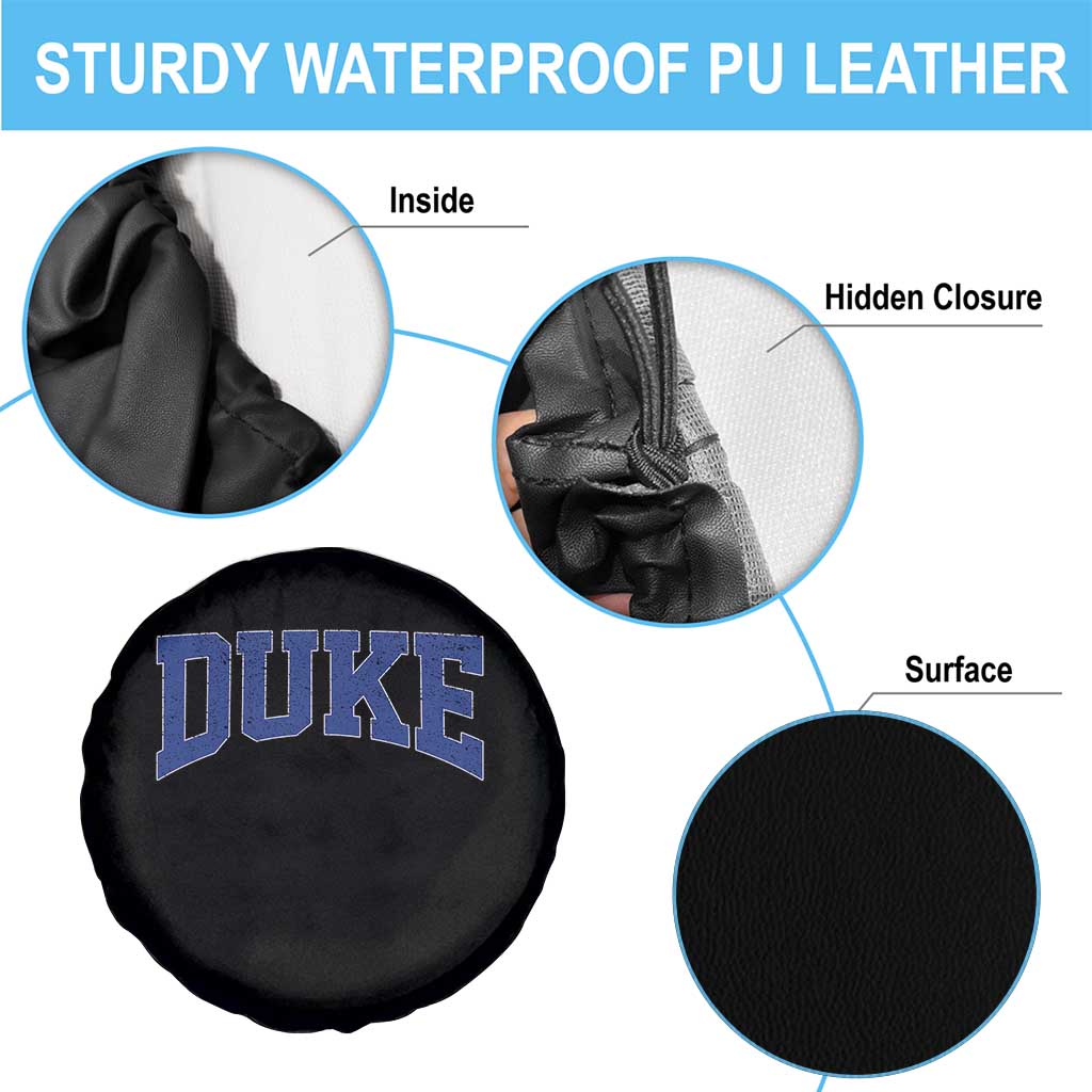 Duke Bold Script Name Sports Fans Spare Tire Cover