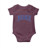 Duke Bold Script Name Sports Fans Baby Onesie