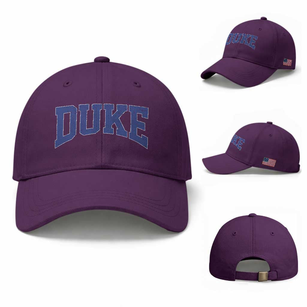 Duke Bold Script Name Sports Fans Baseball Cap