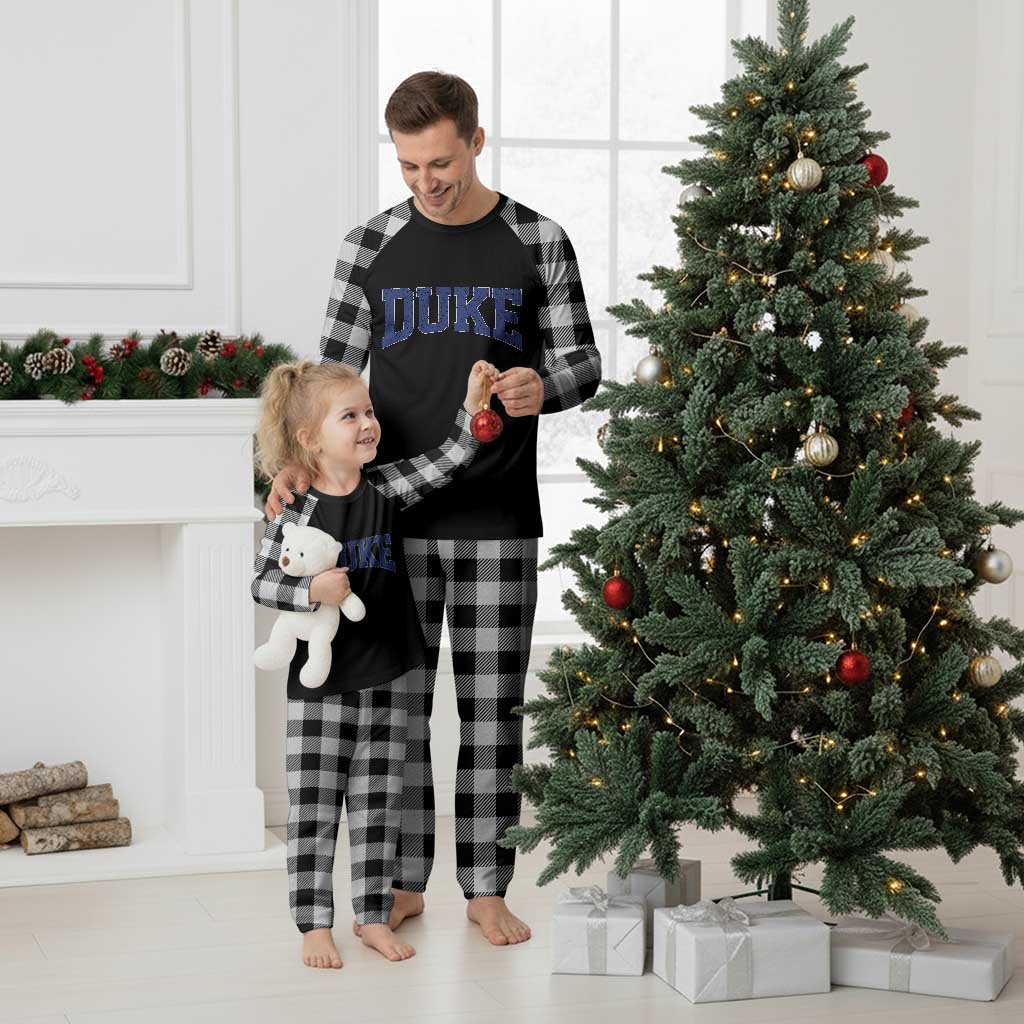 Duke Bold Script Name Sports Fans Plaid Pajama Set