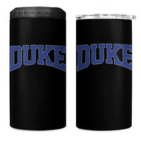 Duke Bold Script Name Sports Fans 4 in 1 Can Cooler Tumbler