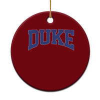 Duke Bold Script Name Sports Fans Ceramic Ornament