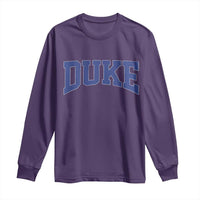 Duke Bold Script Name Sports Fans Long Sleeve Shirt
