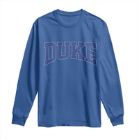 Duke Bold Script Name Sports Fans Long Sleeve Shirt