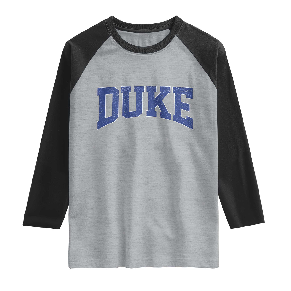 Duke Bold Script Name Sports Fans Raglan Shirt
