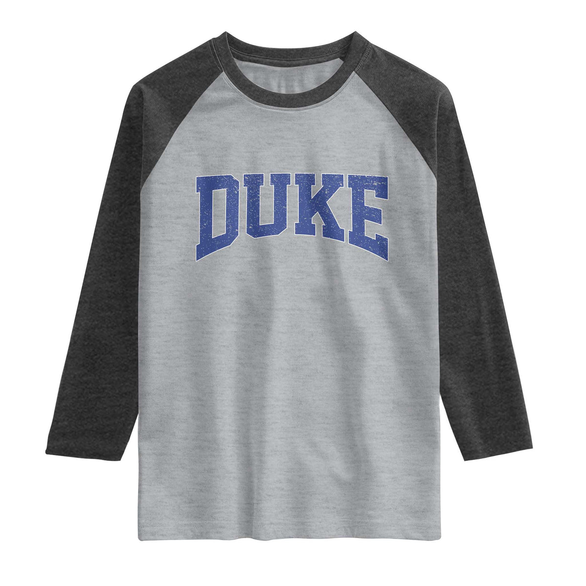 Duke Bold Script Name Sports Fans Raglan Shirt