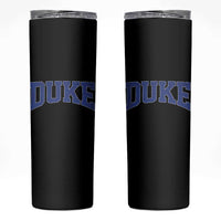 Duke Bold Script Name Sports Fans Skinny Tumbler