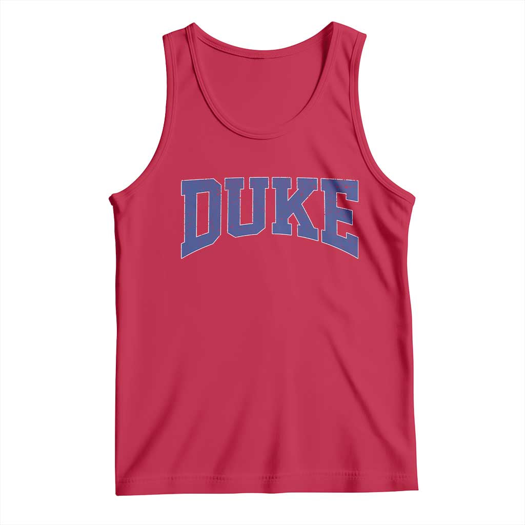Duke Bold Script Name Sports Fans Tank Top
