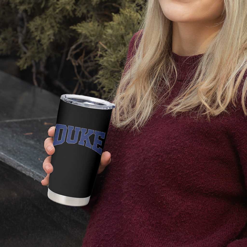 Duke Bold Script Name Sports Fans Tumbler Cup
