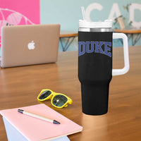 Duke Bold Script Name Sports Fans Tumbler With Handle