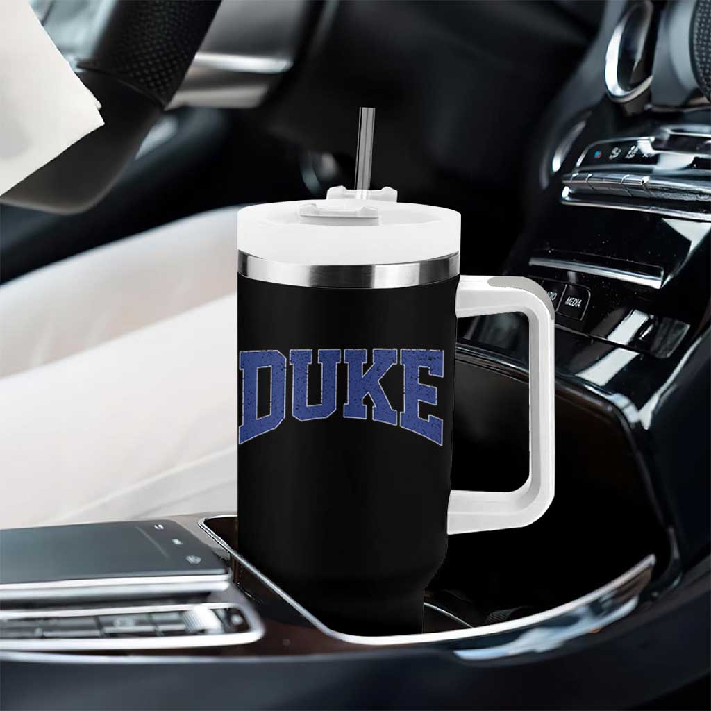 Duke Bold Script Name Sports Fans Tumbler With Handle