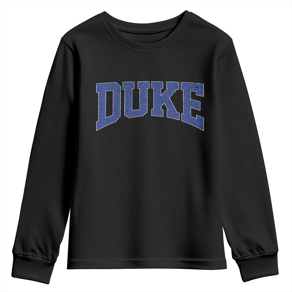 Duke Bold Script Name Sports Fans Youth Sweatshirt